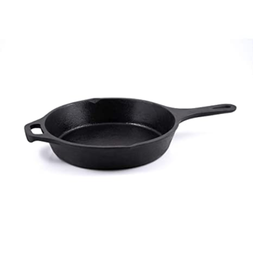 Cast iron fry pan 8"